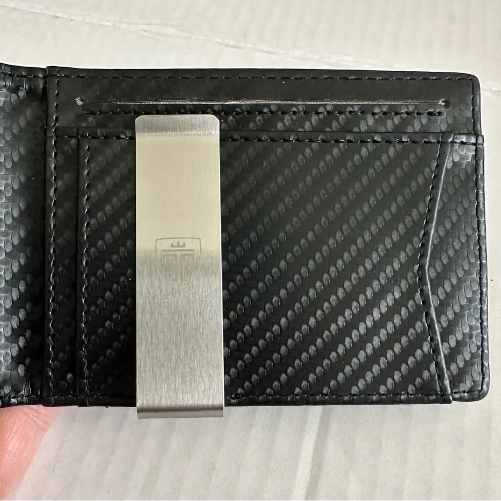 TRAVANDO Mens Wallet Money Clip AUSTIN RFID Blocking Bifold Credit Card Holder